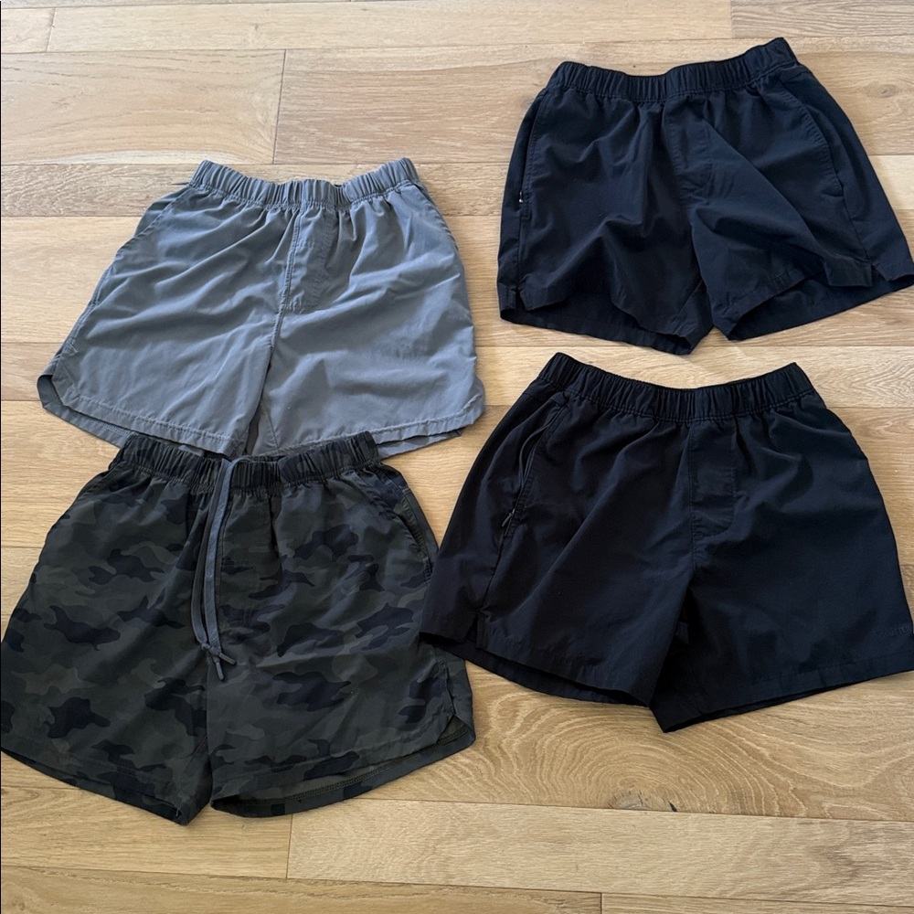 2 pair Hylete Quad-Cut Shorts and 2 pair Hollister